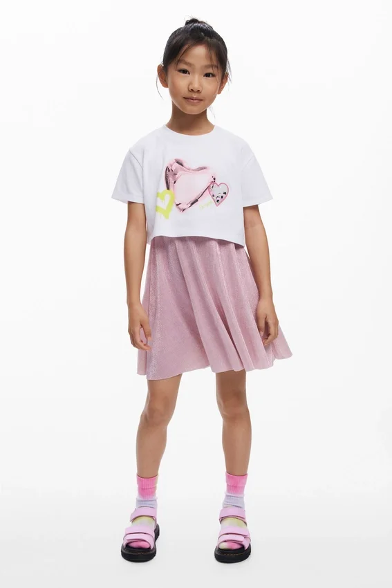 2-in-1-Kleid mit Herzchen 2-in-1-Kleid mit Herzchen