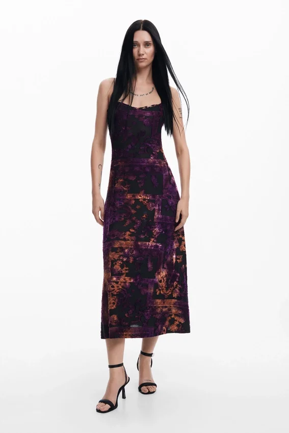 2-in-1-Midi-Kleid 2-in-1-Midi-Kleid