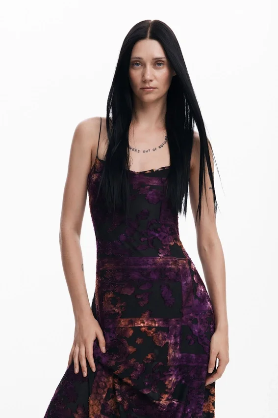 2-in-1-Midi-Kleid 2-in-1-Midi-Kleid