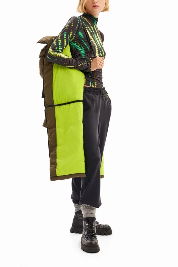 Abnehmbarer, wattierter Mäntel Abnehmbarer, wattierter Mäntel