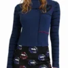 Arty geripptes T-Shirt mit Volants Arty geripptes T-Shirt mit Volants