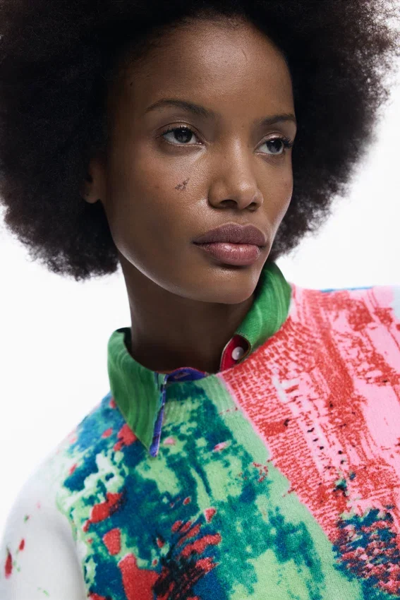 Arty Printed Pullover Arty Printed Pullover