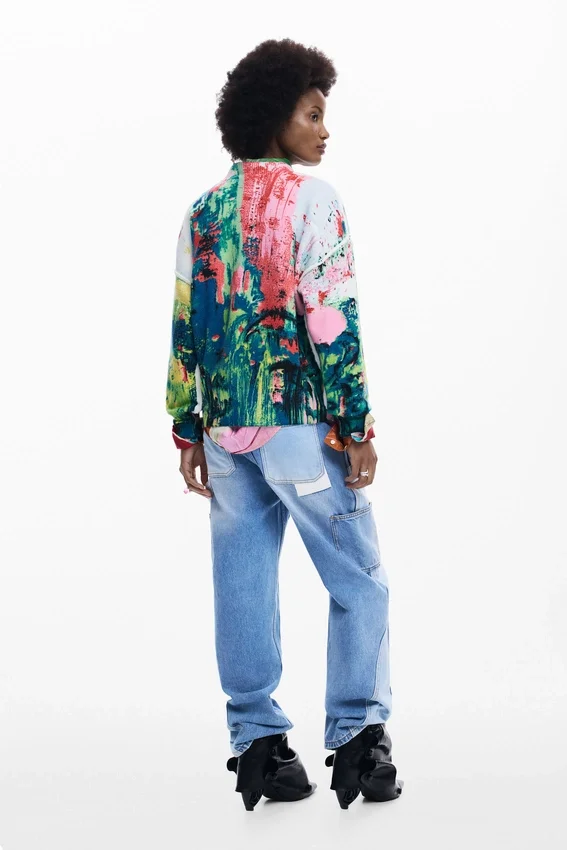 Arty Printed Pullover Arty Printed Pullover