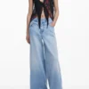 Asymmetrische Chiffon-Bluse