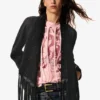 Asymmetrische Jacke aus 100 % Leder von Masha Popova Asymmetrische Jacke aus 100 % Leder von Masha Popova