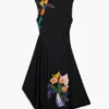 Asymmetrisches Blumenkleid Asymmetrisches Blumenkleid