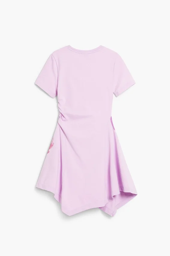 Asymmetrisches kurzes Kleid Asymmetrisches kurzes Kleid