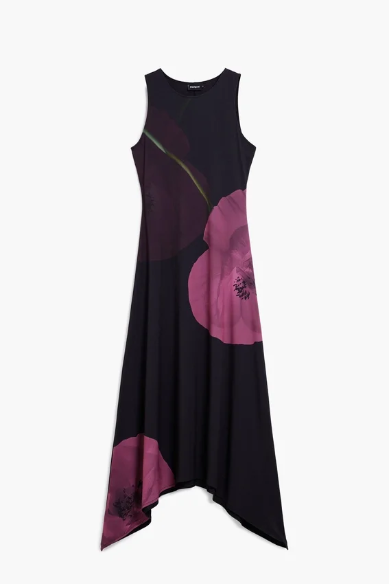 Asymmetrisches Poppy-Kleid Asymmetrisches Poppy-Kleid