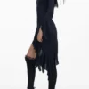 Asymmetrisches schwarzes Kleid von María Escote Asymmetrisches schwarzes Kleid von María Escote