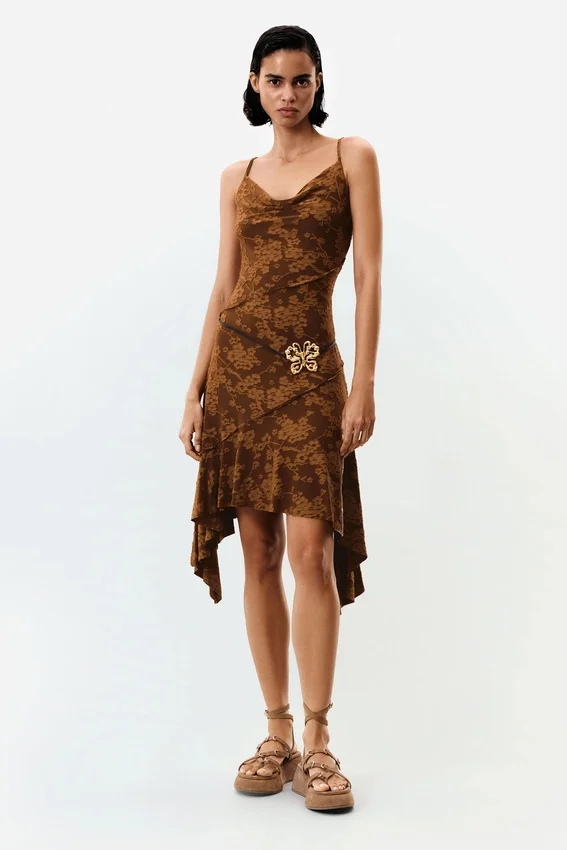 Asymmetrisches Trägerkleid Asymmetrisches Trägerkleid