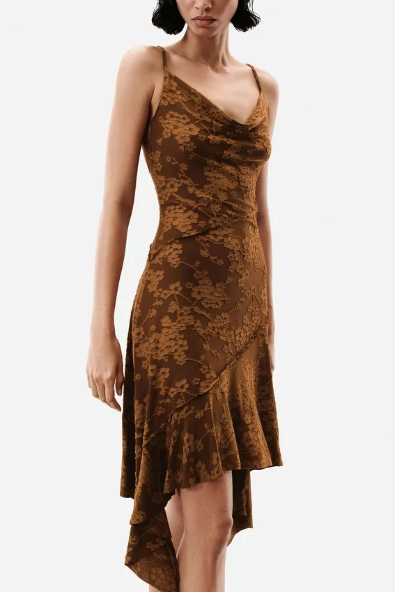 Asymmetrisches Trägerkleid Asymmetrisches Trägerkleid
