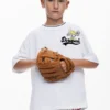 Baseball-T-Shirt mit kurzen Ärmeln Baseball-T-Shirt mit kurzen Ärmeln