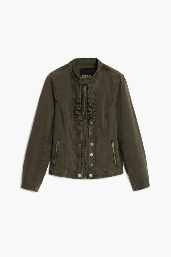 Baumwolljacke mit Reißverschluss Baumwolljacke mit Reißverschluss
