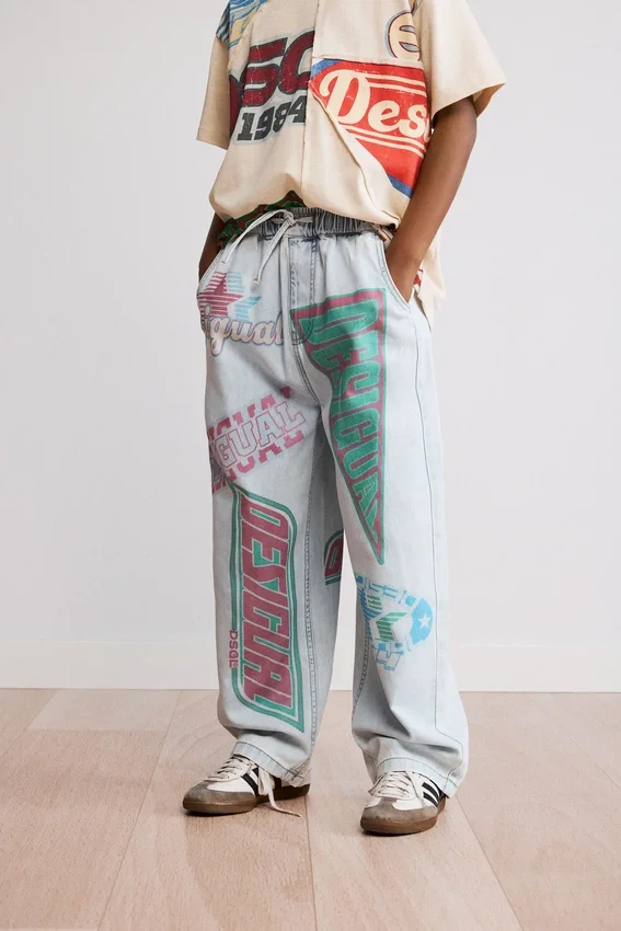 Bedruckte Jeans Bedruckte Jeans