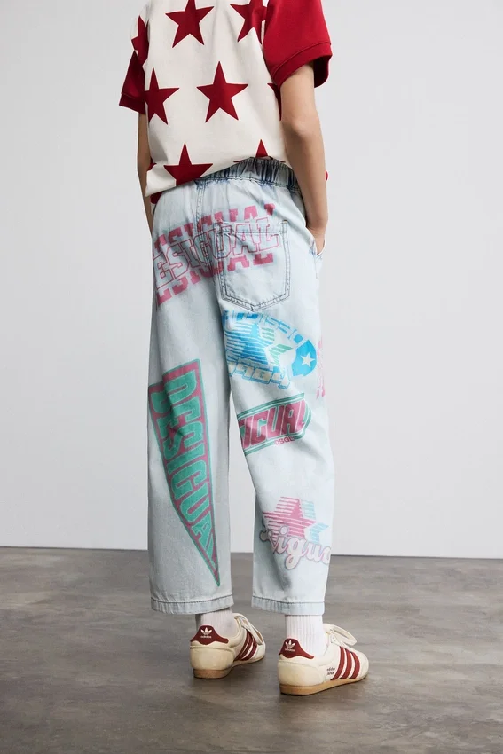 Bedruckte Jeans Bedruckte Jeans