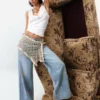 Bedruckte Jeans-Hose Bedruckte Jeans-Hose