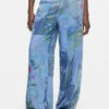 Bedruckte Jeans-Hose Bedruckte Jeans-Hose