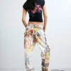 Bedruckte Jeans-Hose Bedruckte Jeans-Hose