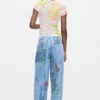 Bedruckte Jeans-Hose Bedruckte Jeans-Hose