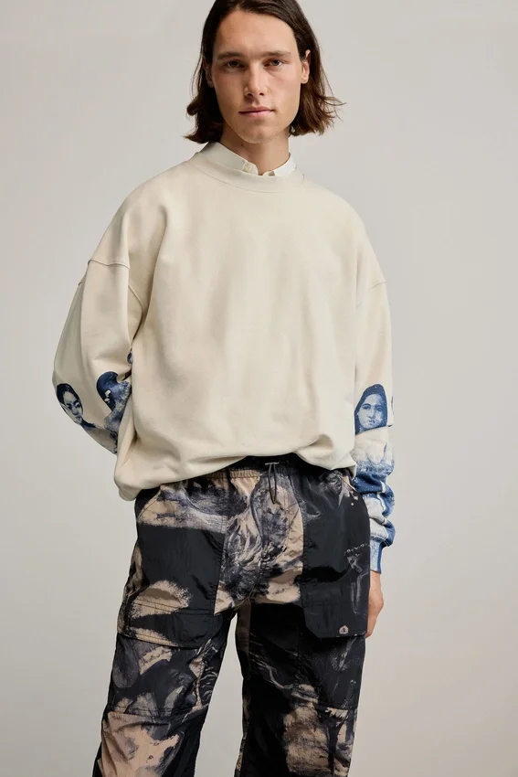 Bedruckte lange Hose Bedruckte lange Hose