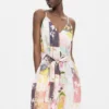 Bedruckter langer Jumpsuit Bedruckter langer Jumpsuit