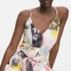 Bedruckter langer Jumpsuit Bedruckter langer Jumpsuit