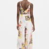Bedruckter langer Jumpsuit Bedruckter langer Jumpsuit