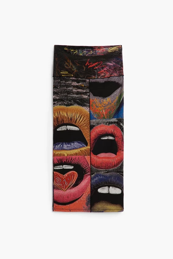 Bedruckter Strickrock Bedruckter Strickrock