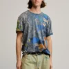 Bedrucktes Arty-T-Shirt Bedrucktes Arty-T-Shirt
