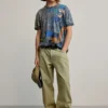 Bedrucktes Arty-T-Shirt Bedrucktes Arty-T-Shirt