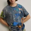 Bedrucktes Arty-T-Shirt Bedrucktes Arty-T-Shirt