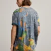 Bedrucktes Arty-T-Shirt Bedrucktes Arty-T-Shirt