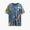 Bedrucktes Arty-T-Shirt Bedrucktes Arty-T-Shirt