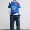 Bedrucktes Baumwoll-T-Shirt Bedrucktes Baumwoll-T-Shirt