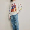 Bedrucktes Baumwoll-T-Shirt Bedrucktes Baumwoll-T-Shirt