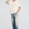 Bedrucktes Baumwoll-T-Shirt Bedrucktes Baumwoll-T-Shirt
