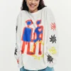 Bedrucktes Baumwoll-T-Shirt Bedrucktes Baumwoll-T-Shirt