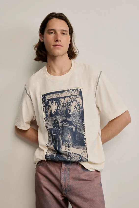 Bedrucktes Gaugin-T-Shirt Bedrucktes Gaugin-T-Shirt