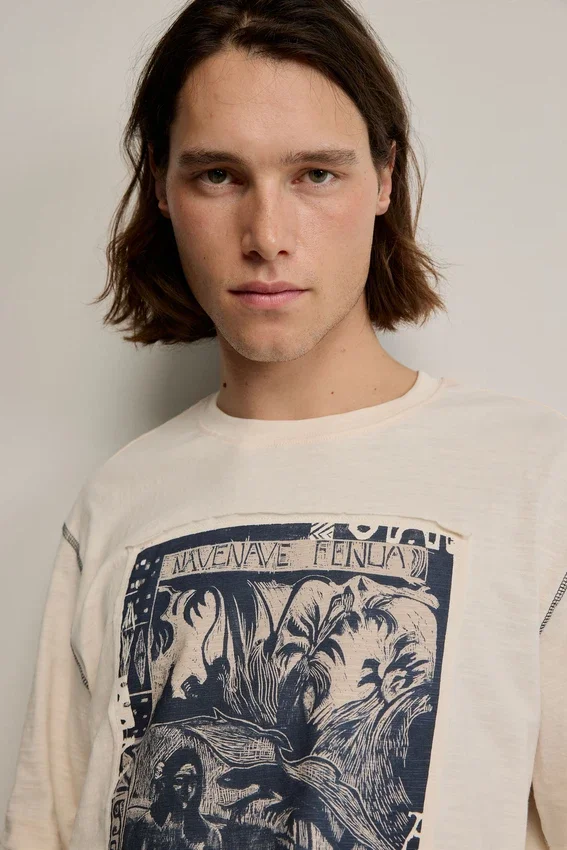 Bedrucktes Gaugin-T-Shirt Bedrucktes Gaugin-T-Shirt