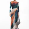 Bedrucktes Kleid