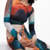 Bedrucktes Kleid