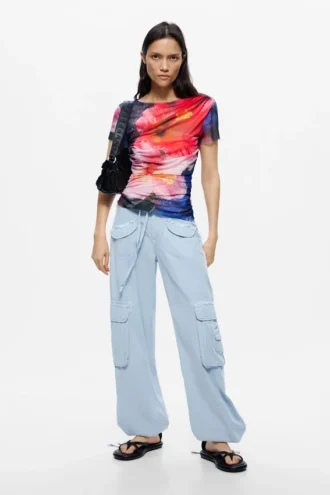 Bedrucktes Kurzarm-T-Shirt