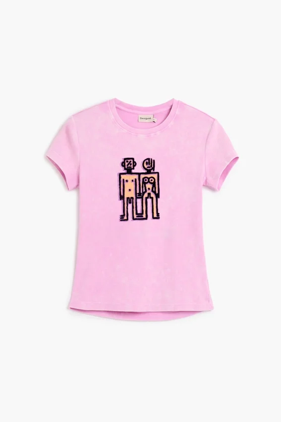 Bedrucktes Kurzarm-T-Shirt Bedrucktes Kurzarm-T-Shirt