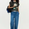 Bedrucktes T-Shirt aus 100 % Baumwolle Bedrucktes T-Shirt aus 100 % Baumwolle