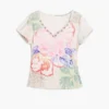 Bedrucktes T-Shirt aus 100 % Baumwolle Bedrucktes T-Shirt aus 100 % Baumwolle