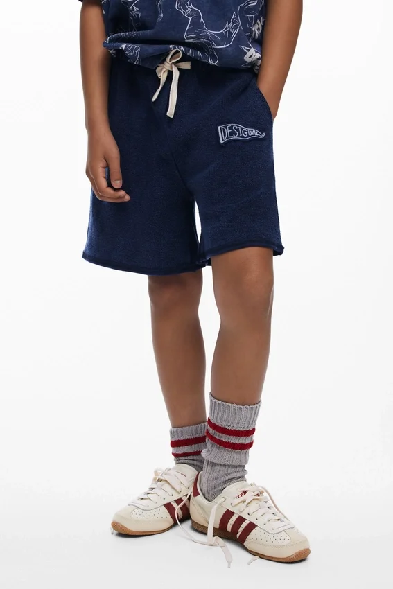 Bermudas mit gesticktem Logo Bermudas mit gesticktem Logo