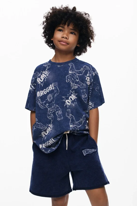 Bermudas mit gesticktem Logo Bermudas mit gesticktem Logo