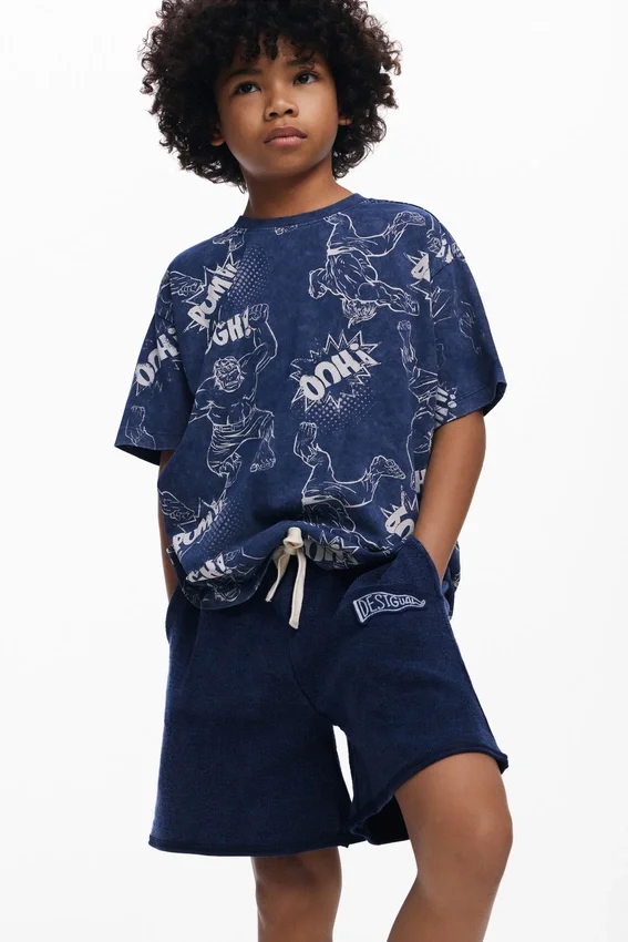 Bermudas mit gesticktem Logo Bermudas mit gesticktem Logo