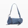 Bestickte Denim-Tasche Bestickte Denim-Tasche