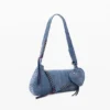 Bestickte Denim-Tasche Bestickte Denim-Tasche
